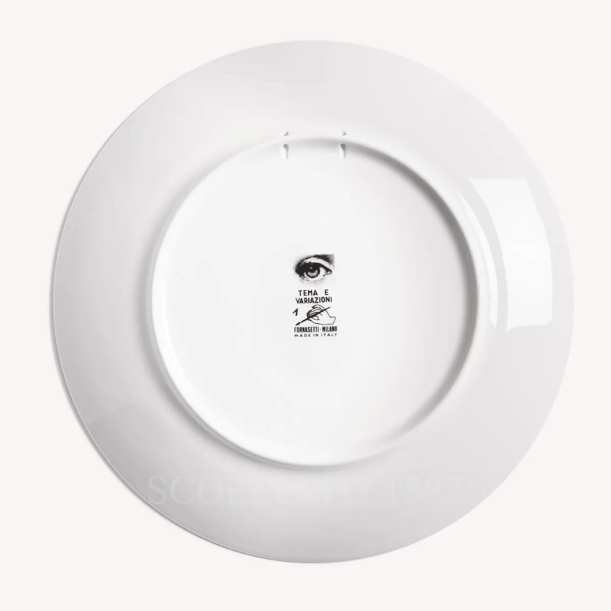 포르나세티 Fornasetti Plate Tema e Variazioni n.1 PTV001X 3/4