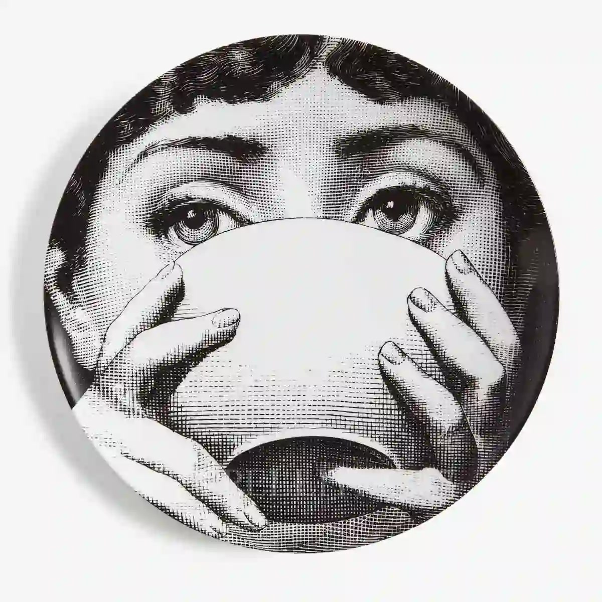 포르나세티 Fornasetti Plate Tema e Variazioni n.191 PTV191X 1/4