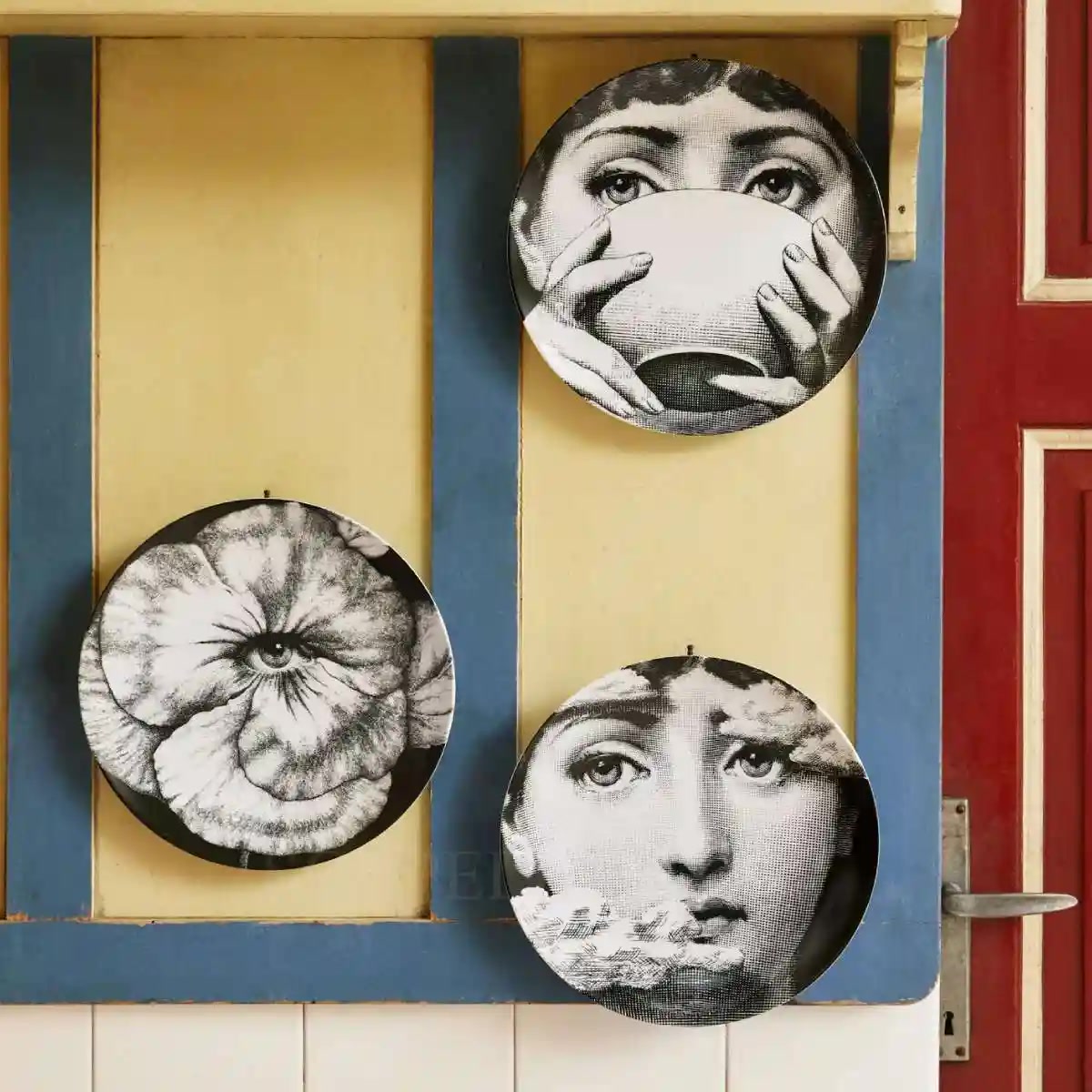 포르나세티 Fornasetti Plate Tema e Variazioni n.191 PTV191X 2/4