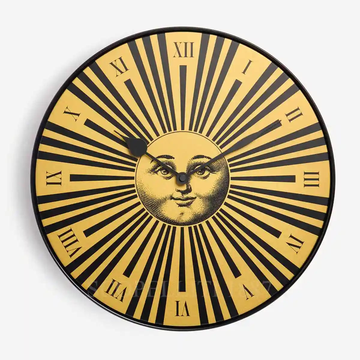 포르나세티 Fornasetti Wall Clock Sole Raggiante Gold WRCLO010