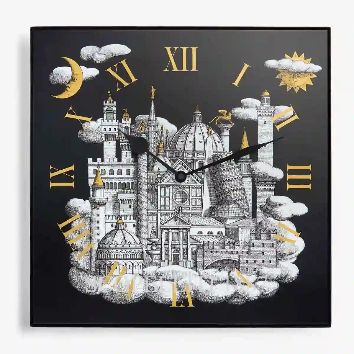포르나세티 Fornasetti Wall Clock Italia Che Vola WSCLO011 1/4