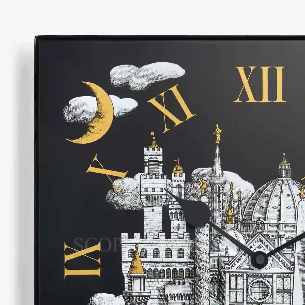 포르나세티 Fornasetti Wall Clock Italia Che Vola WSCLO011 2/4