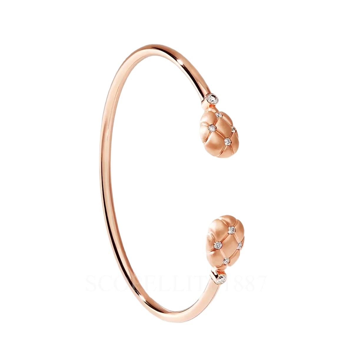 파베르제 Fabergé Treillage Rose Gold Quilted Open Bracelet 1070BT2019 1/3