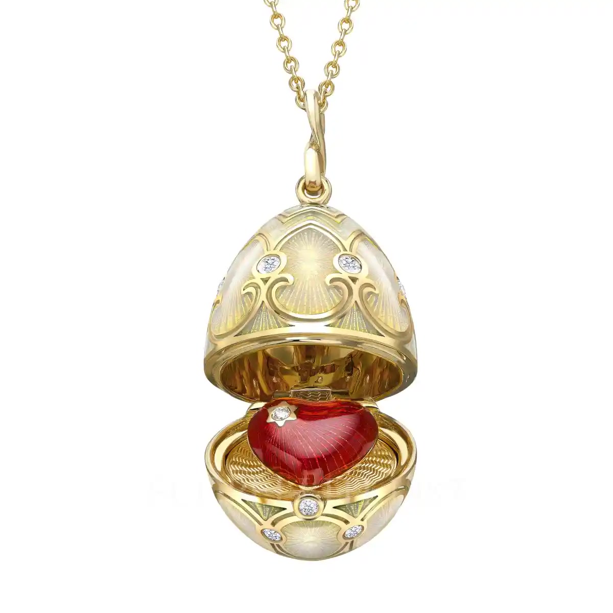 파베르제 Fabergé Heritage Heart Surprise Egg Pendant Gold 1151FP2762 1/4