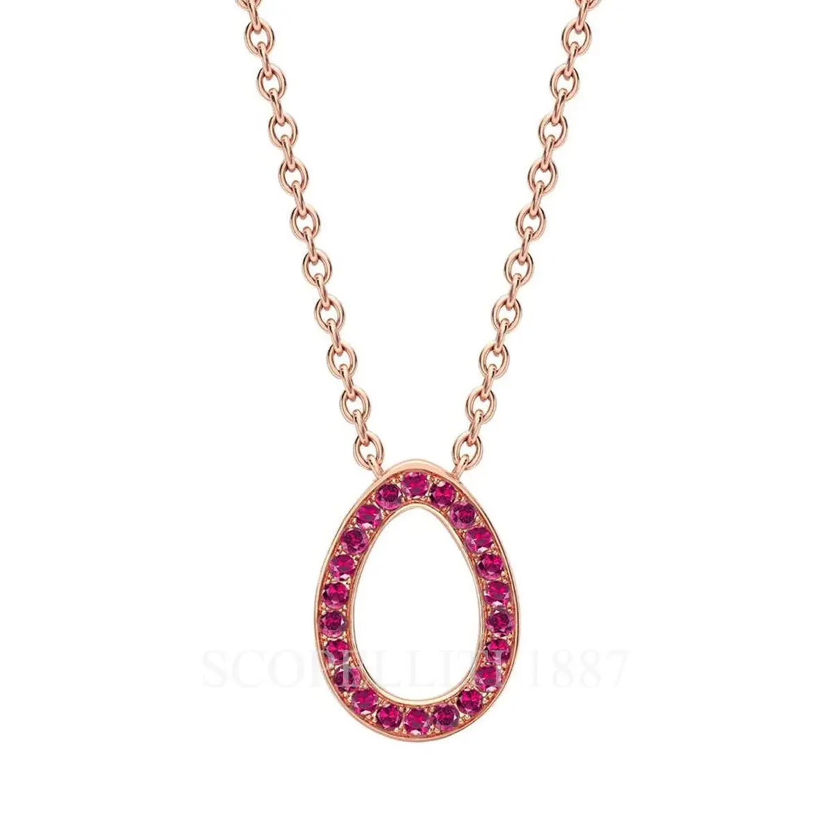 파베르제 Fabergé Colours of Love Sasha Ruby Egg Pendant 1552NE2783 1/3