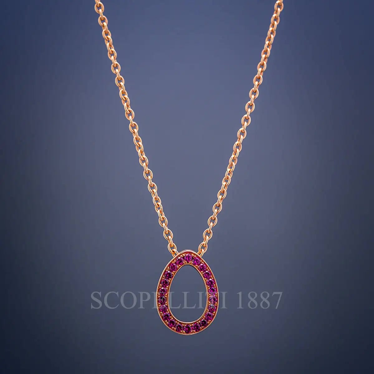파베르제 Fabergé Colours of Love Sasha Ruby Egg Pendant 1552NE2783 2/3