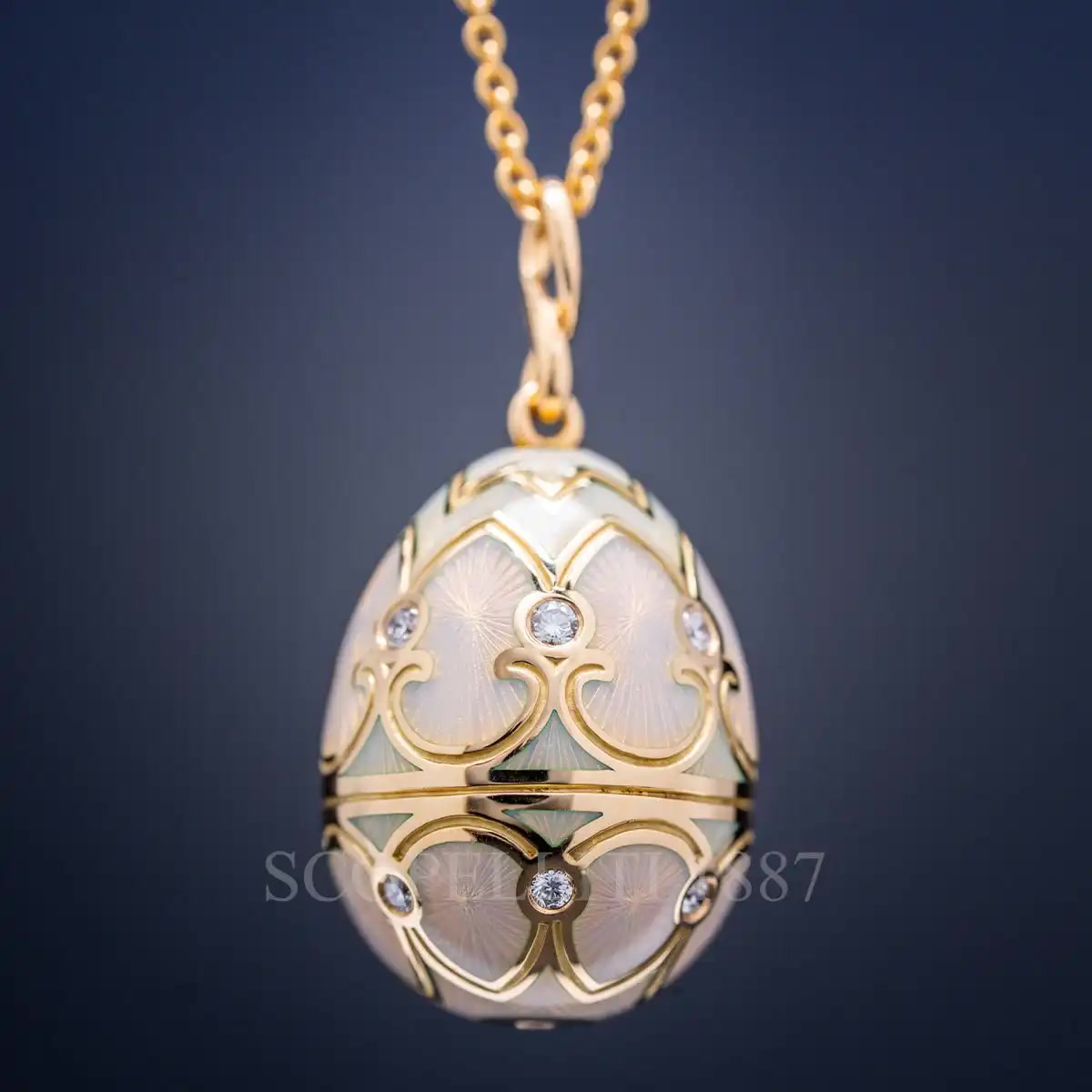 파베르제 Fabergé Heritage Egg Pendant Gold 173FP1439 3/5