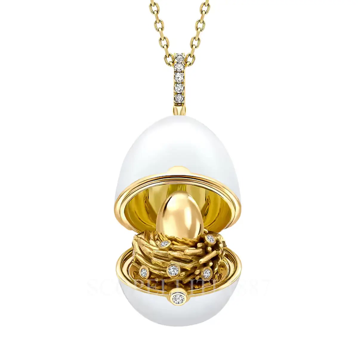 파베르제 Fabergé No.1 Enamel Surprise Egg Pendant 4335 1/5