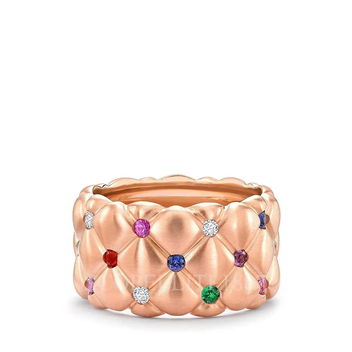 파베르제 Fabergé Treillage Rose Gold Multicoloured Ring 530RG1358 1/3