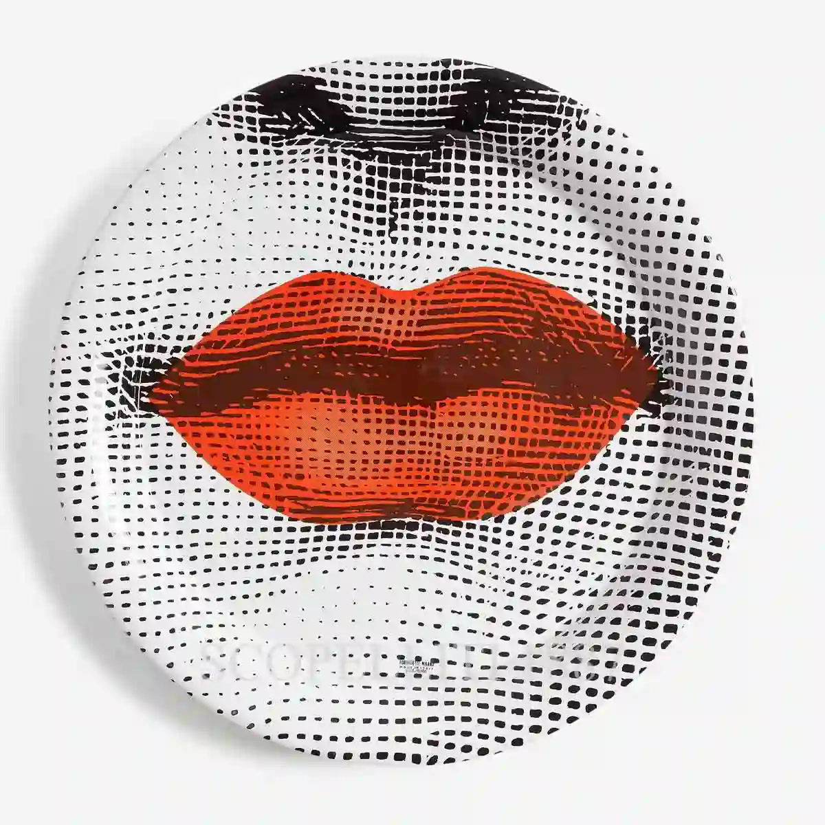포르나세티 Fornasetti Circular Tray Bocca C26Y005
