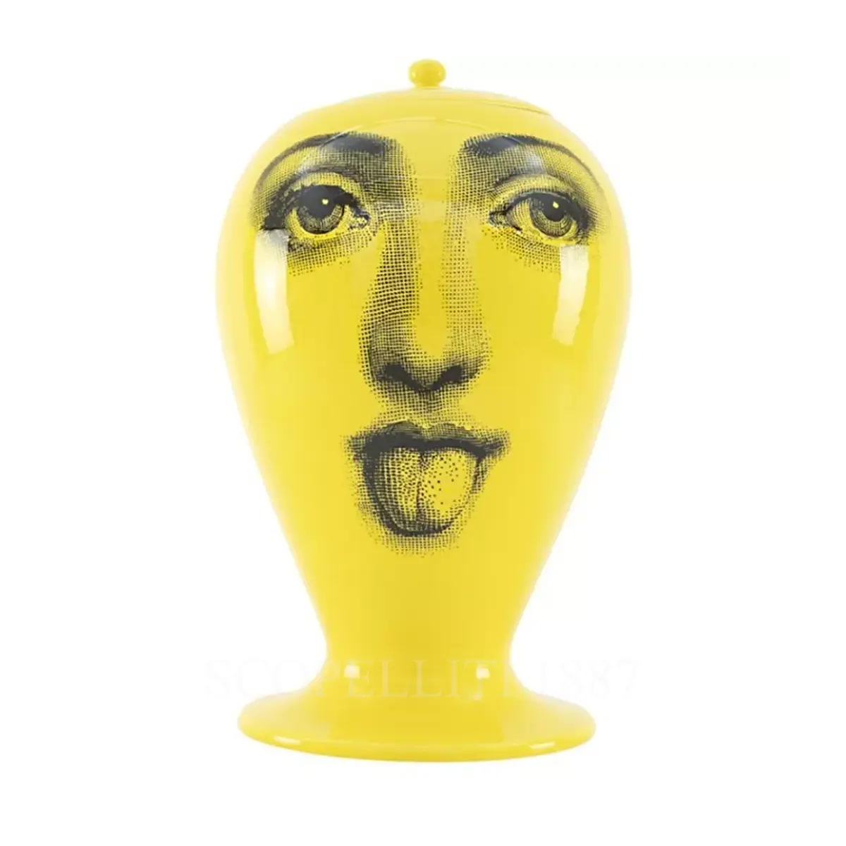 포르나세티 Fornasetti Vase Antipatico Giallo FOR-10563
