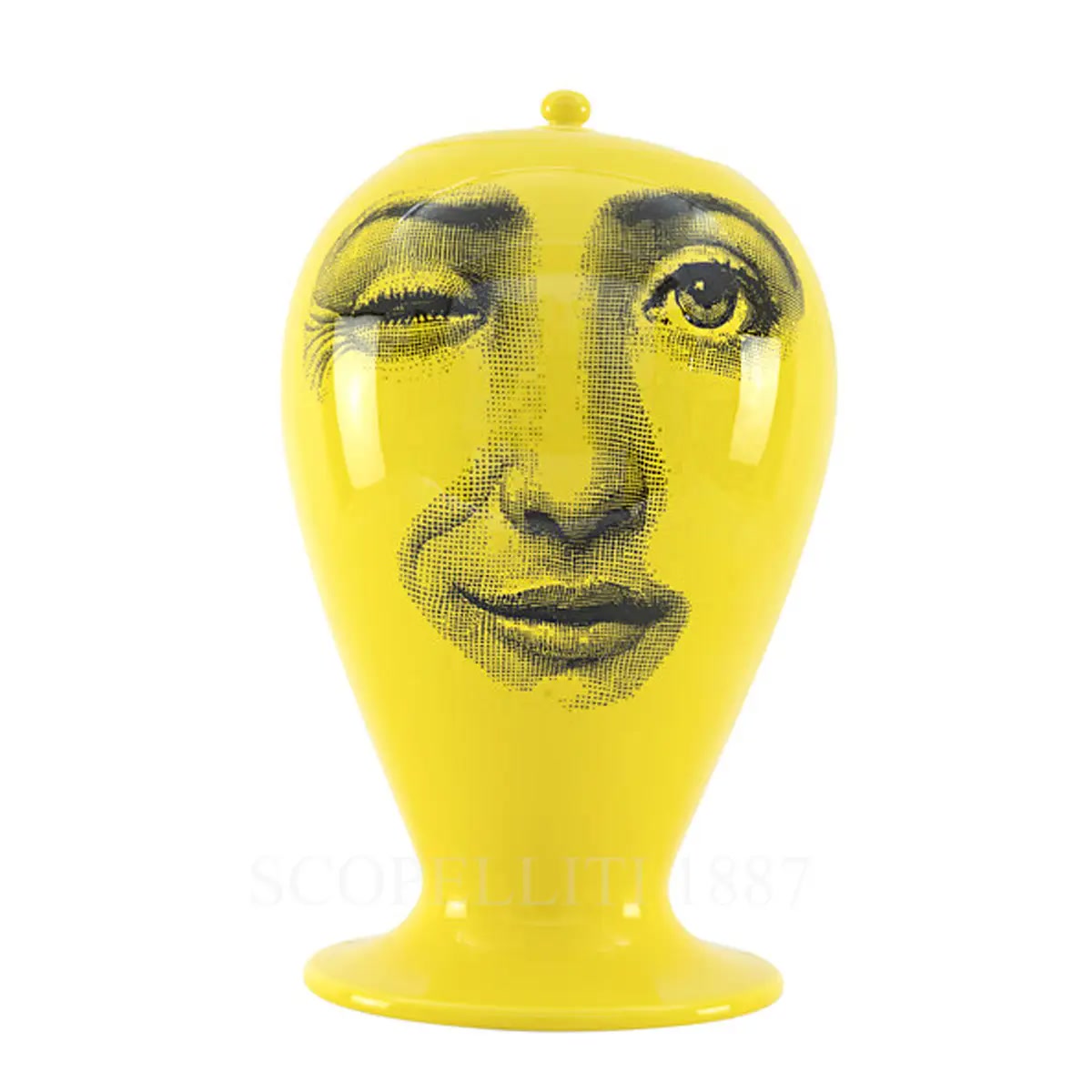 포르나세티 Fornasetti Vase Antipatico Giallo FOR-10563 2/3