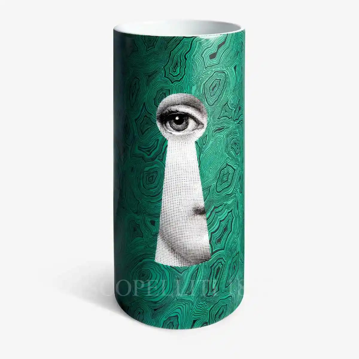 포르나세티 Fornasetti Vase Serratura su Malachite P66Y104