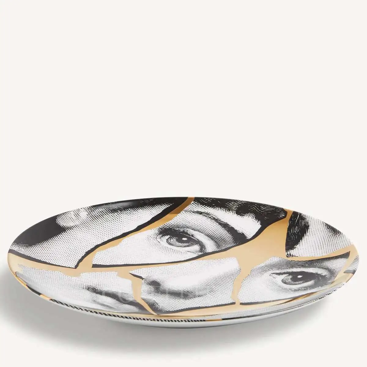 포르나세티 Fornasetti Plate Tema e Variazioni n.2 Gold PTVZ002 2/3