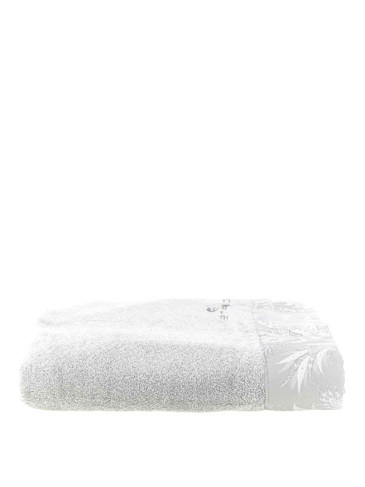에트로 Bath Towel 비치타월 남성 화이트 UKFC0001AV128X0830