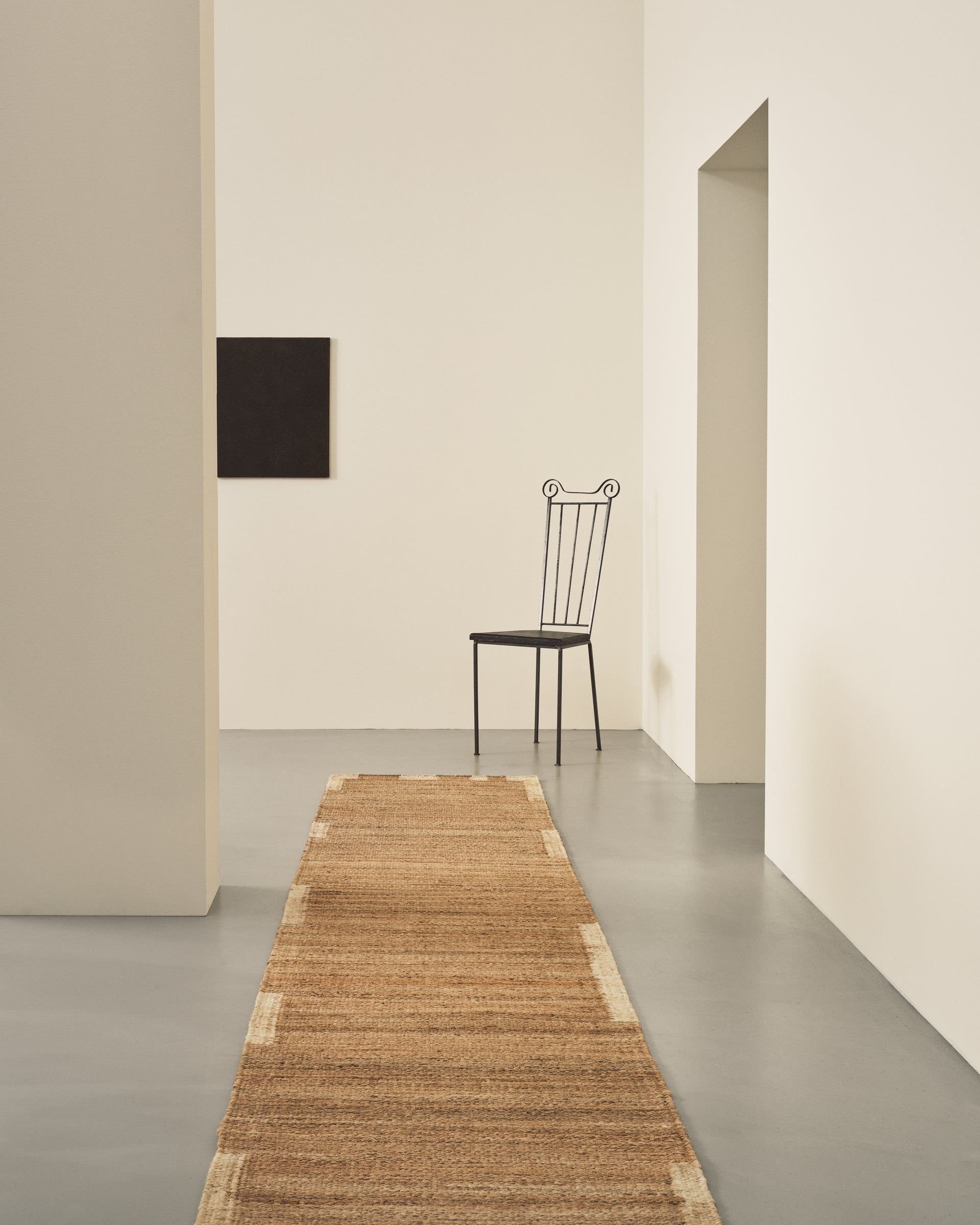 Nordic Knots Jute Edge Runner Cream 00281 2/2
