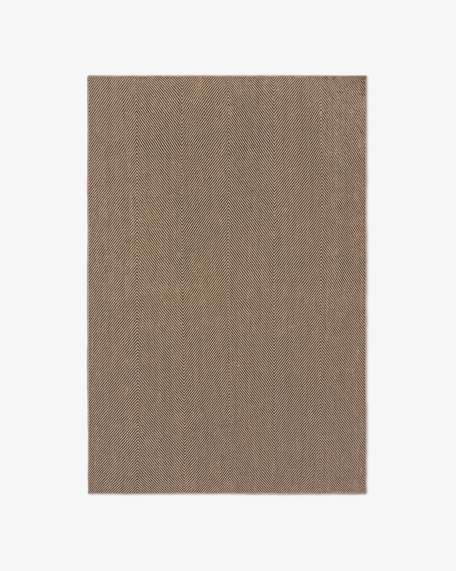 Nordic Knots Jute Herringbone Natural/Brown 00285
