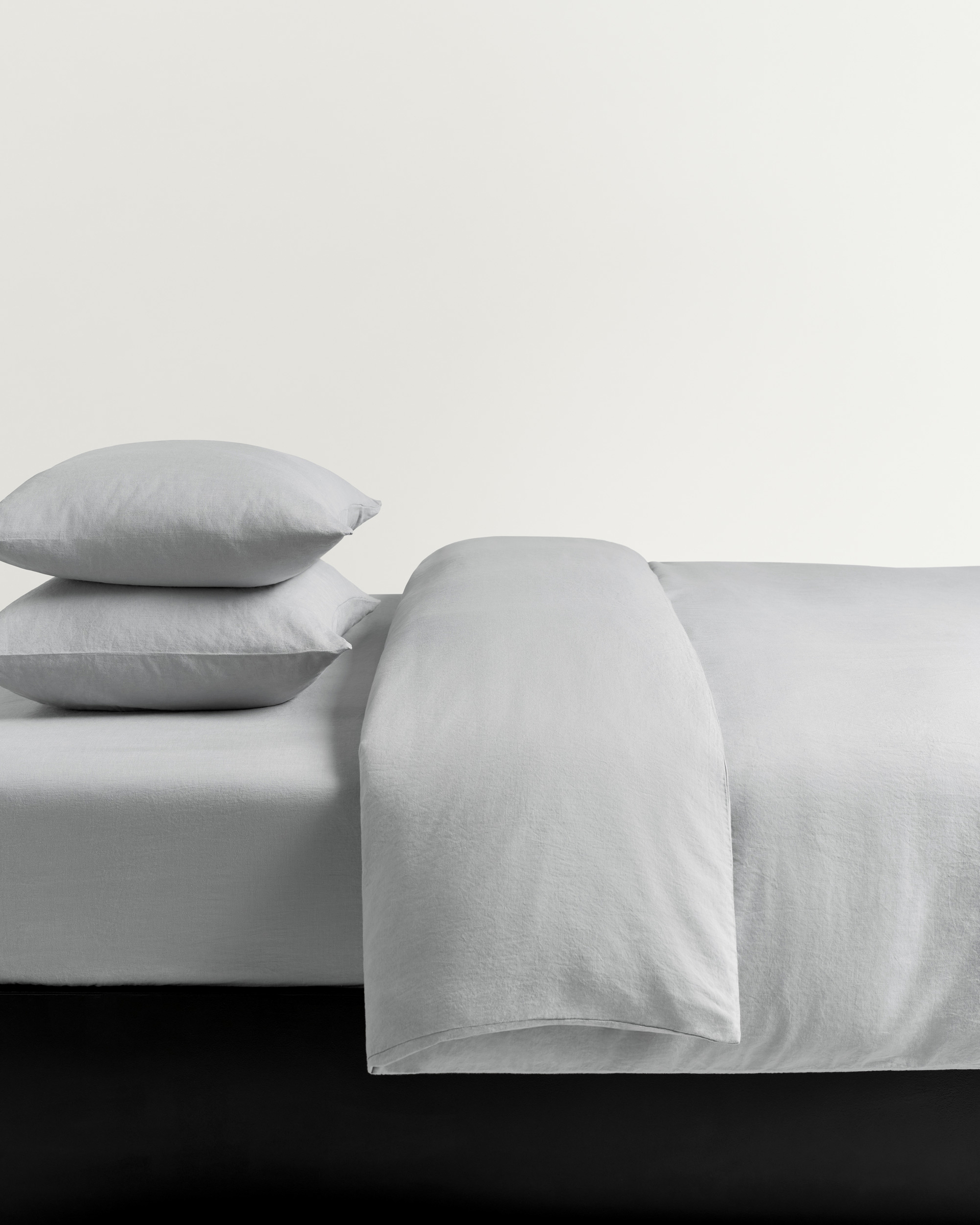 Nordic Knots Linen Blend Pillow Case (Set of 2) Mist 00310 2/2