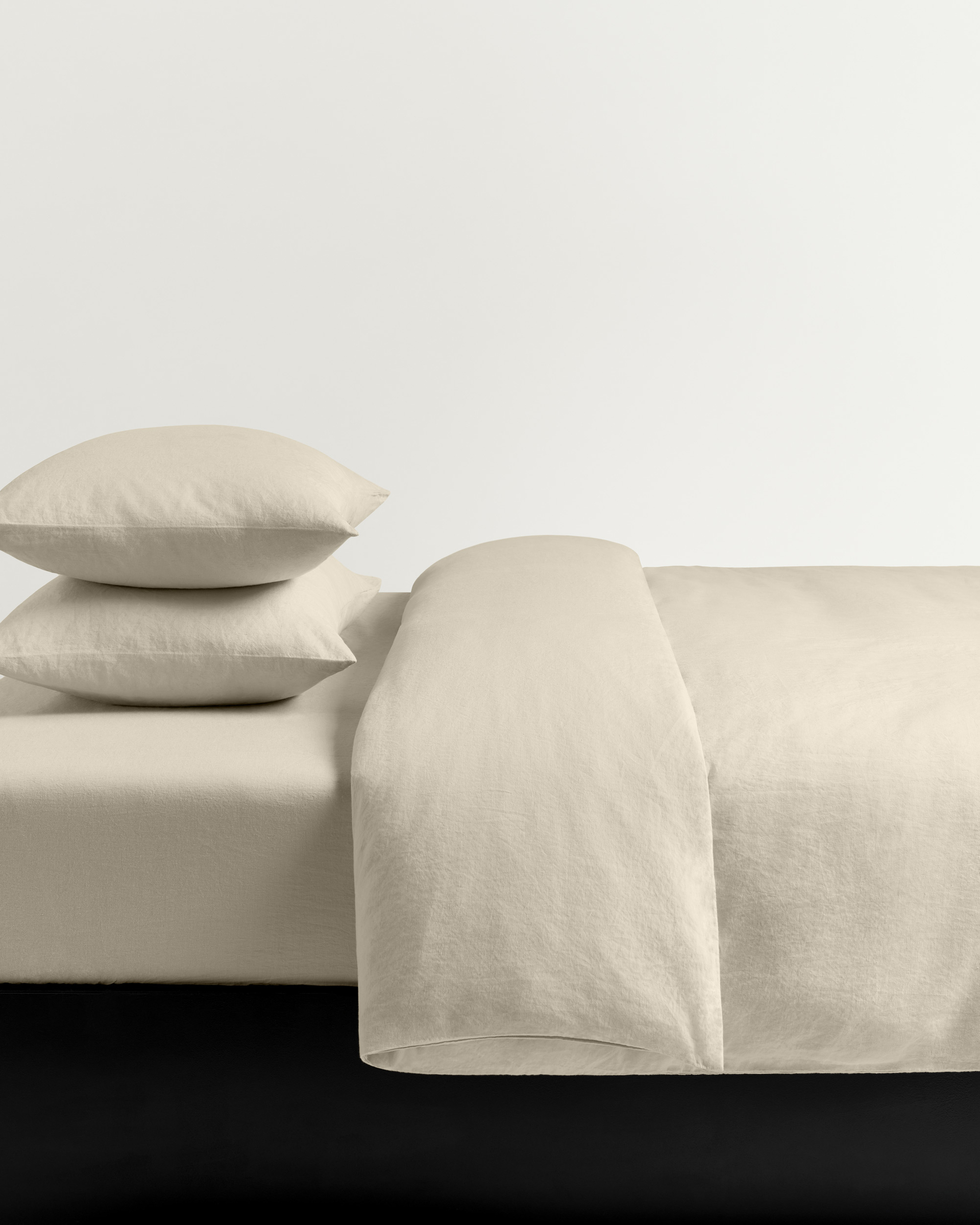 Nordic Knots Linen Blend Pillow Case (Set of 2) Pale Sand 00311 2/2