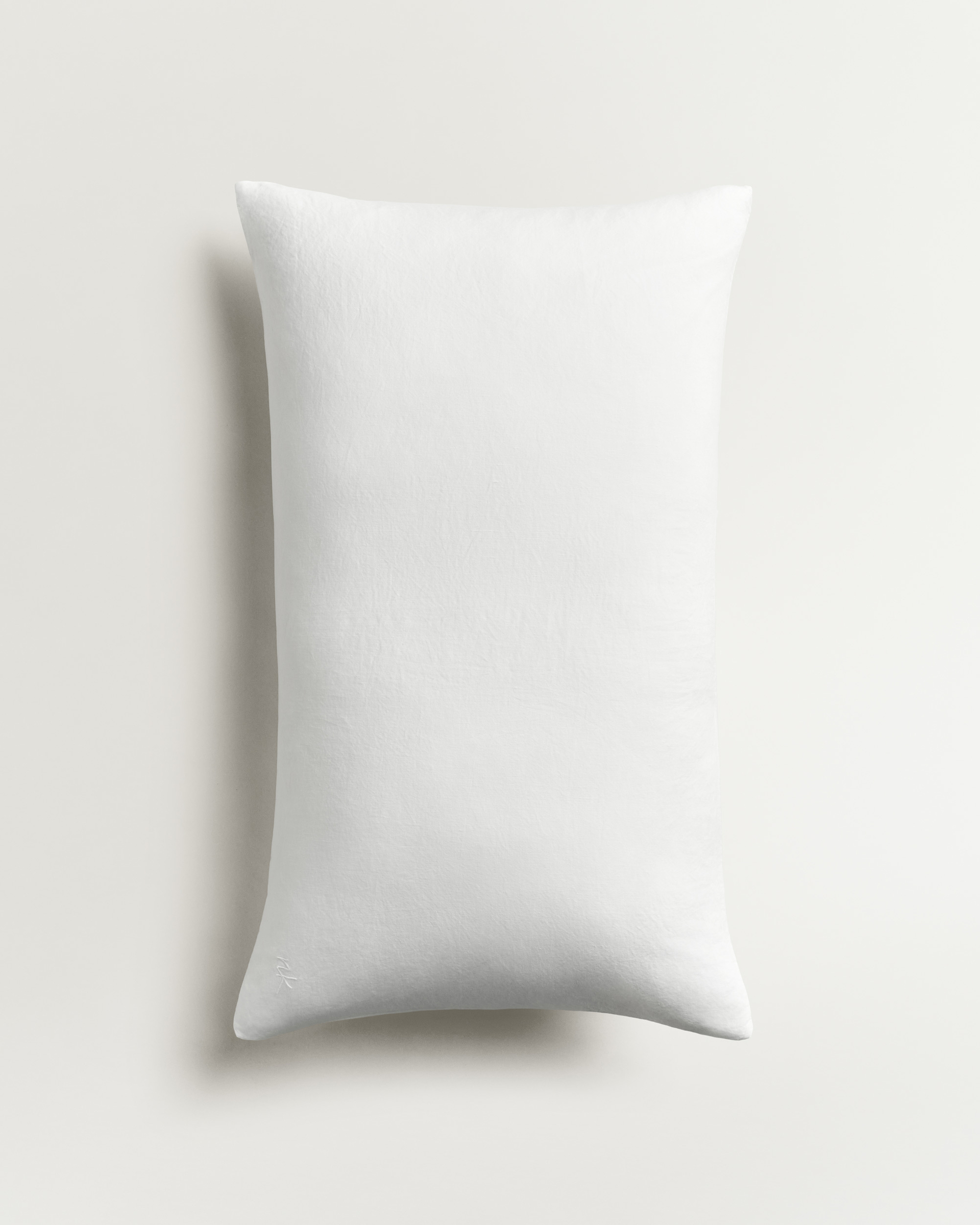 Nordic Knots Linen Blend Sheet Set (5 pcs) Crisp White 00313 2/2