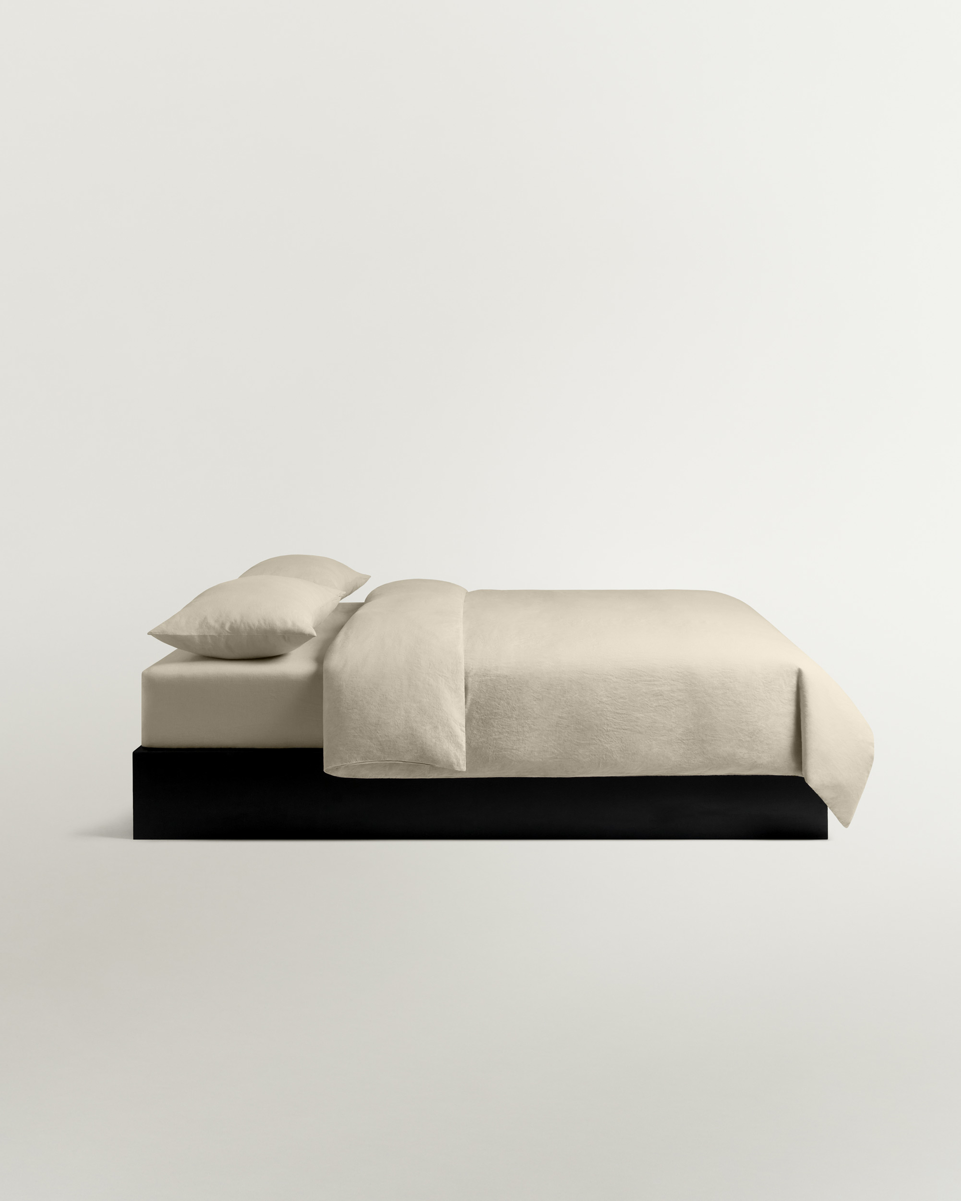 Nordic Knots Linen Blend Sheet Set (5 pcs) Pale Sand 00315 1/2
