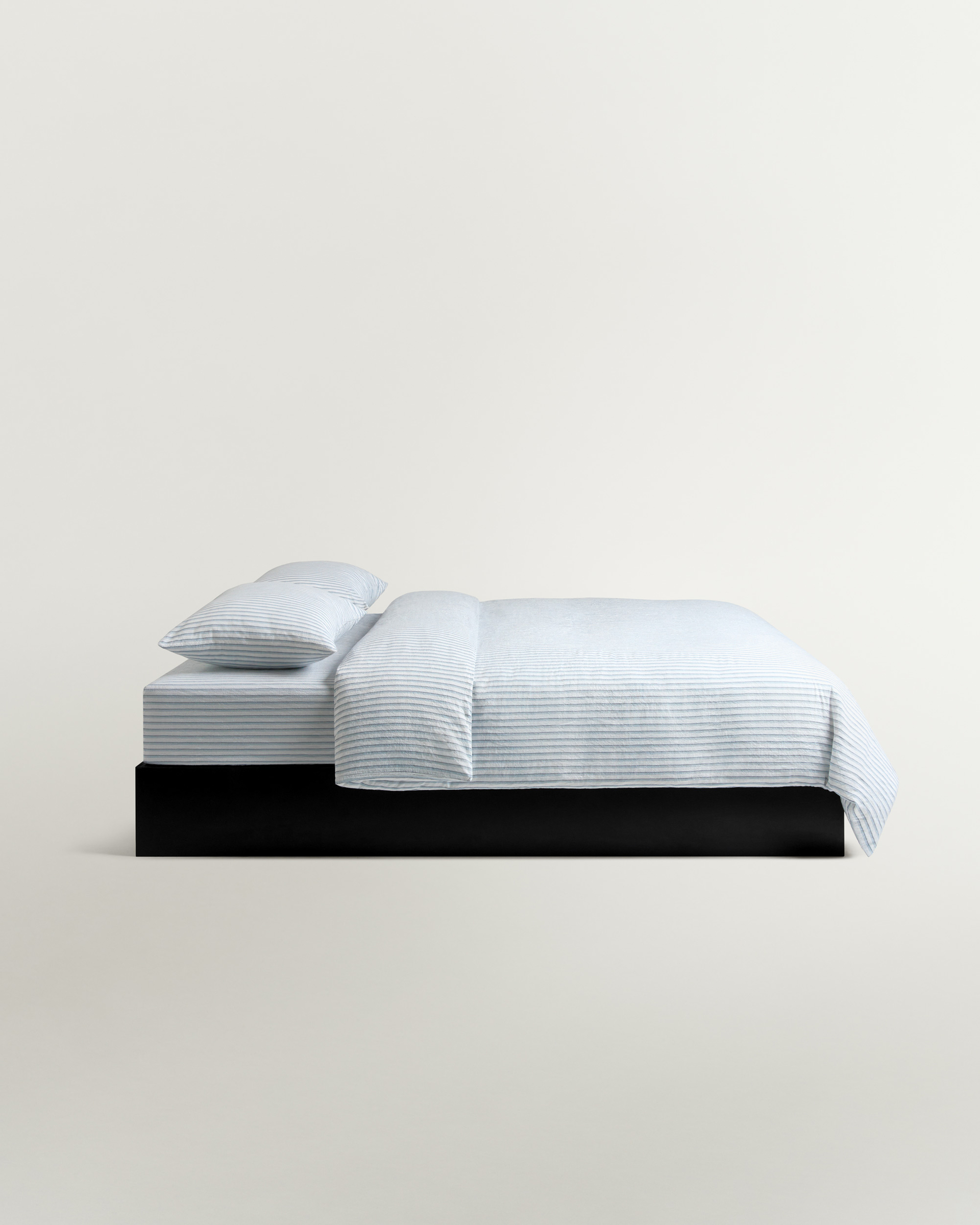 Nordic Knots Linen Blend Sheet Set (5 pcs) Stripes 00316 1/2