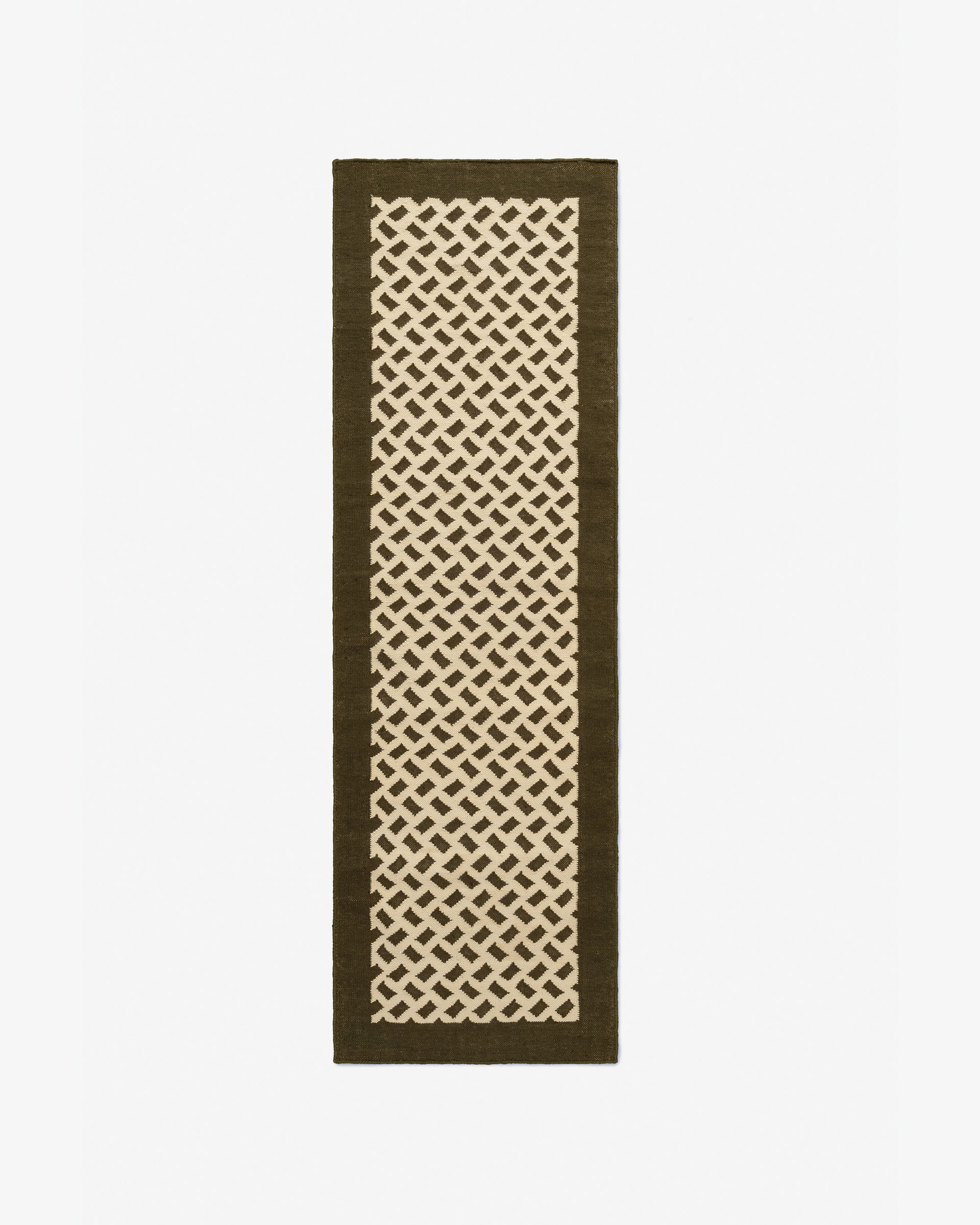 Nordic Knots Orleans Runner Beige/Green 00328 1/2