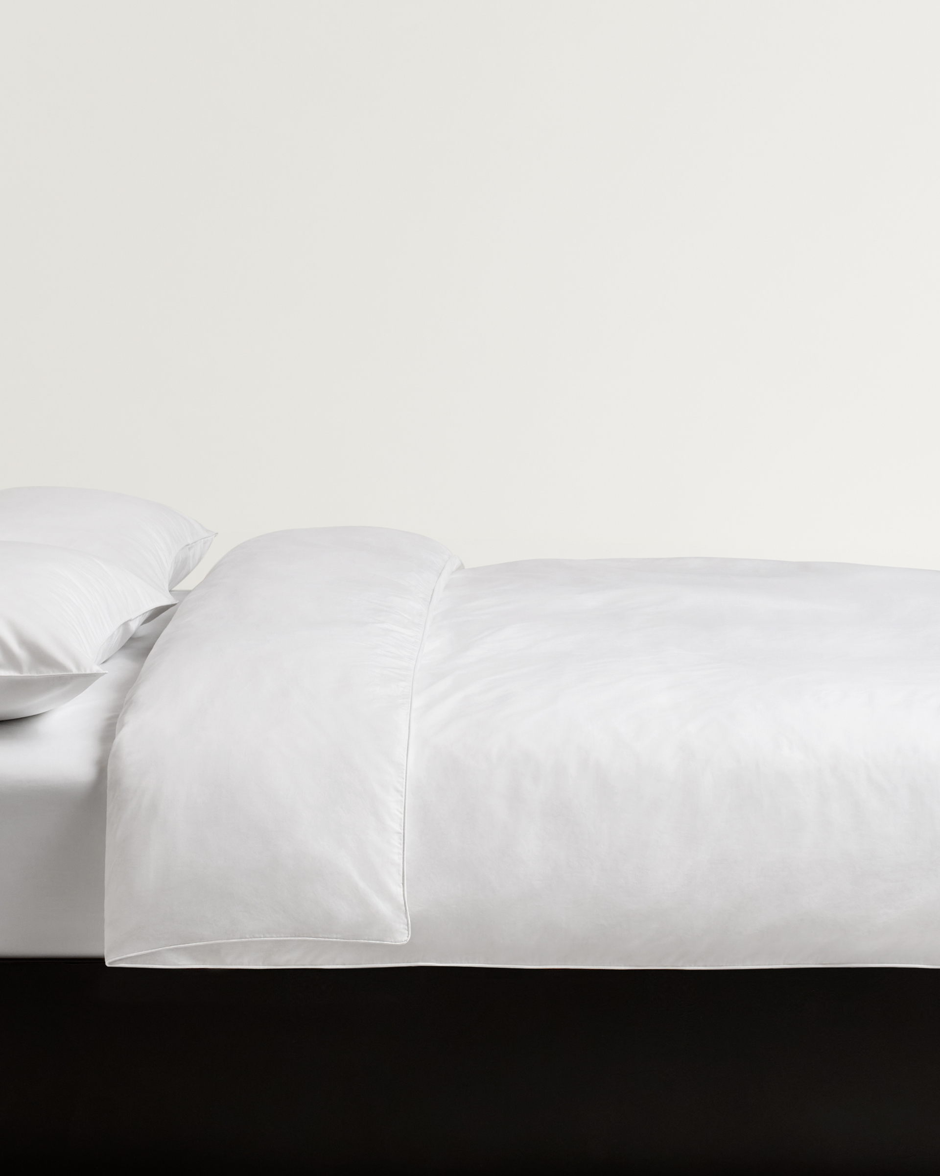 Nordic Knots Percale Duvet Cover Crisp White/White 00335 1/2
