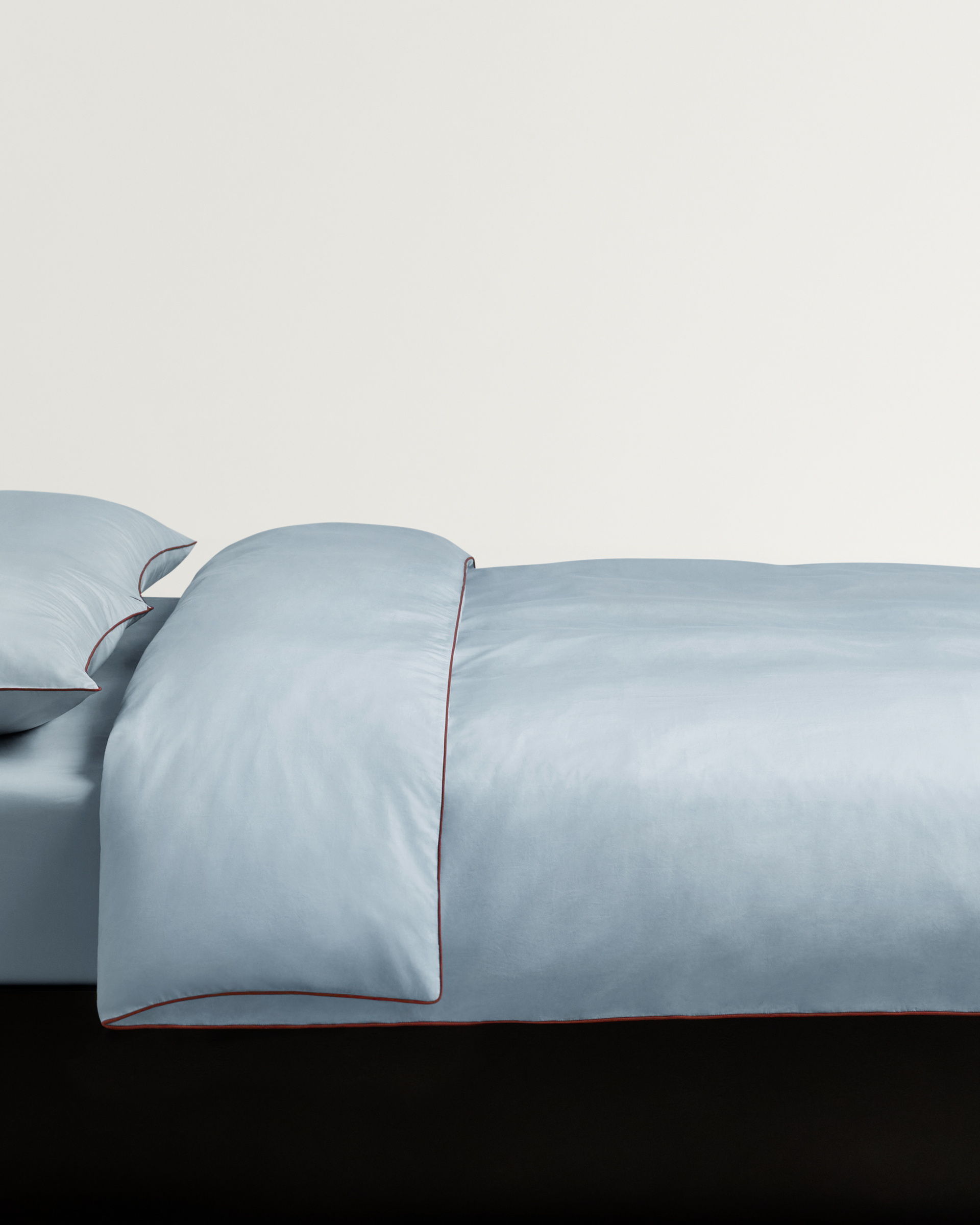 Nordic Knots Percale Duvet Cover Shirt Blue/Red 00341 1/2