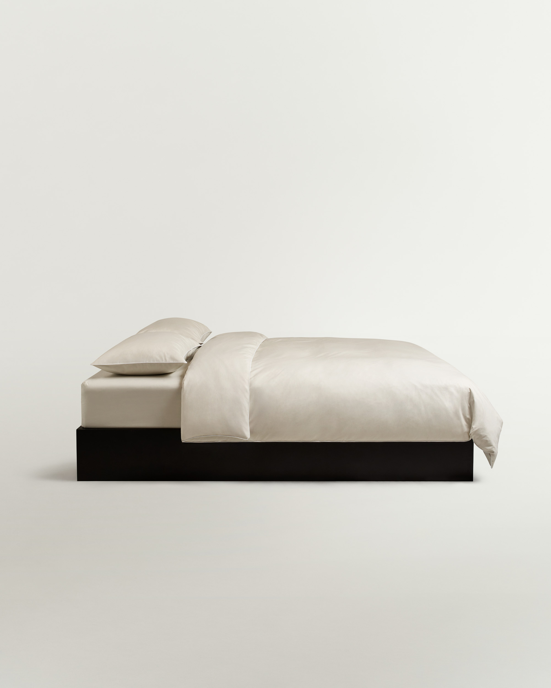 Nordic Knots Percale Sheet Set (5 pcs) Sand/White 00354 1/2