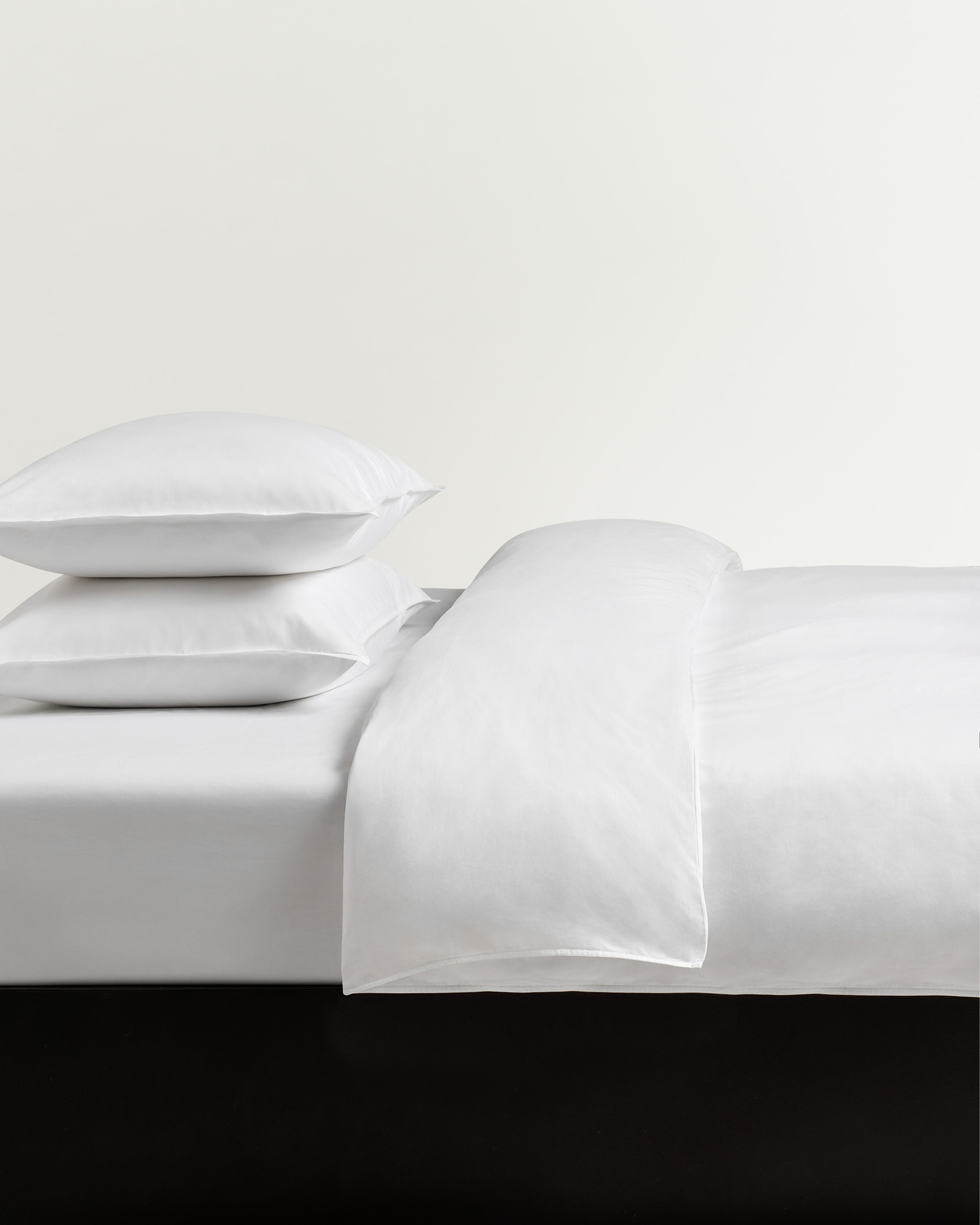 Nordic Knots Sateen Duvet Cover Set (3 pcs) Crisp White 00370 1/2