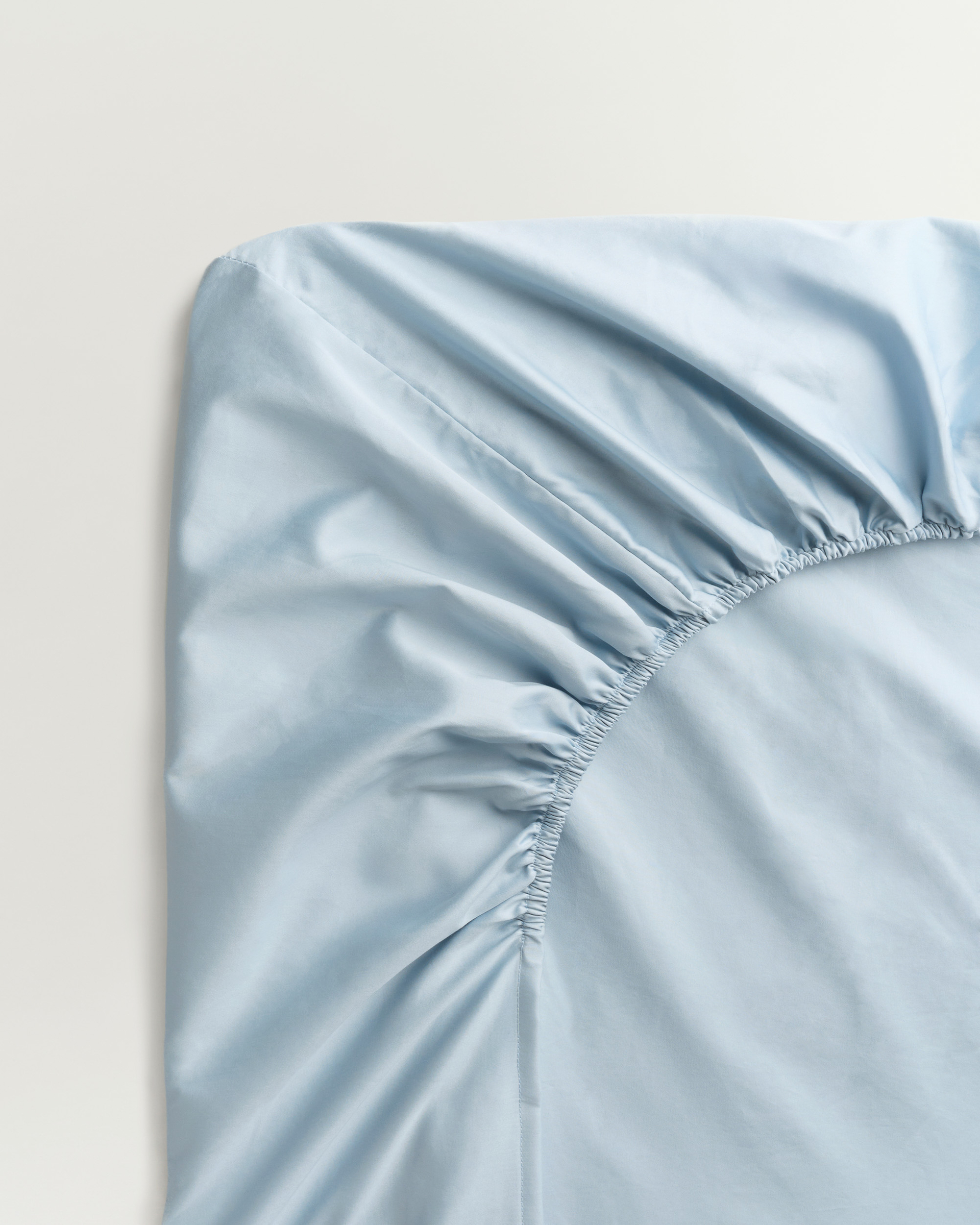 Nordic Knots Sateen Fitted Sheet Shirt Blue 00376 1/2