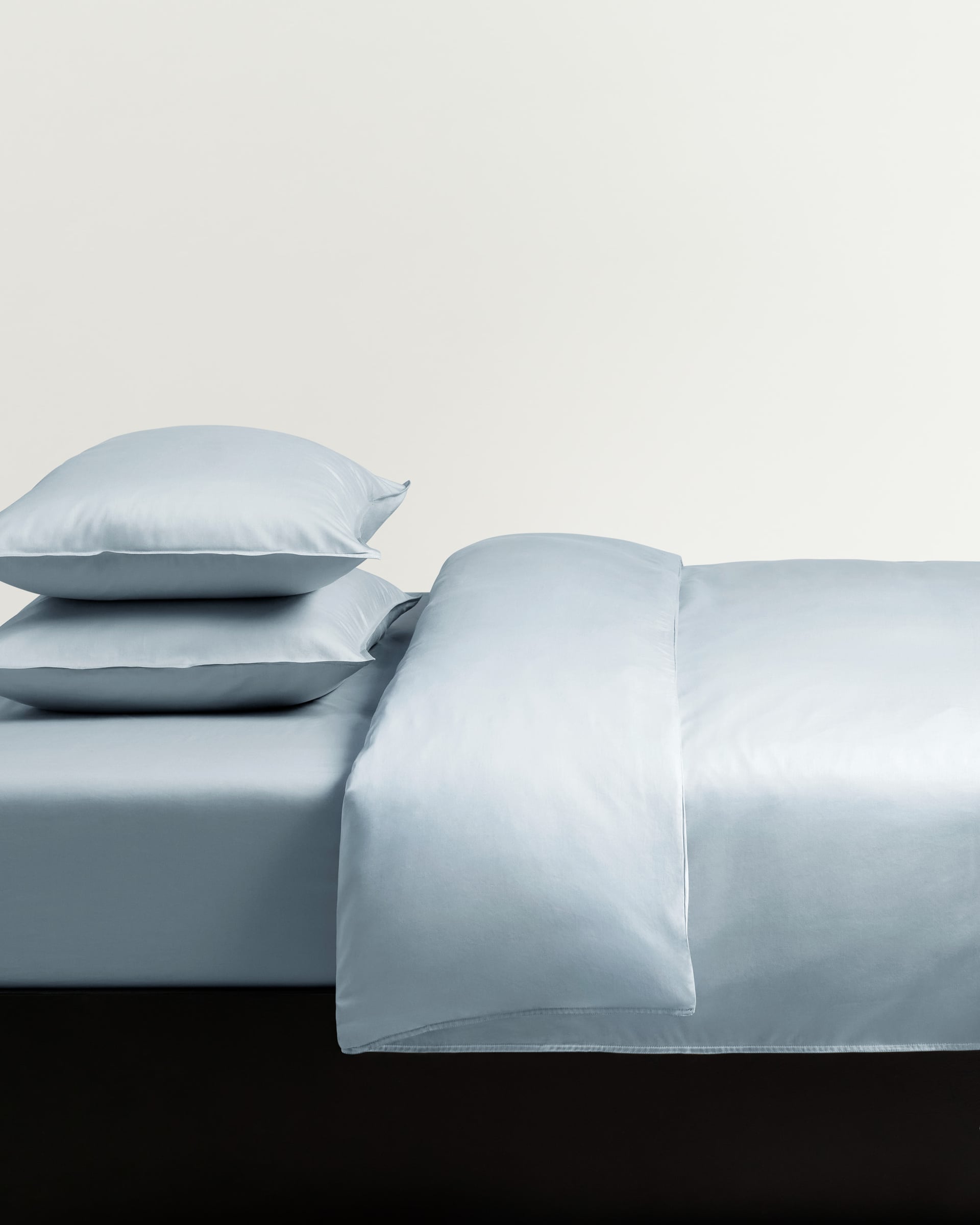 Nordic Knots Sateen Pillow Case (Set of 2) Shirt Blue 00382 2/2