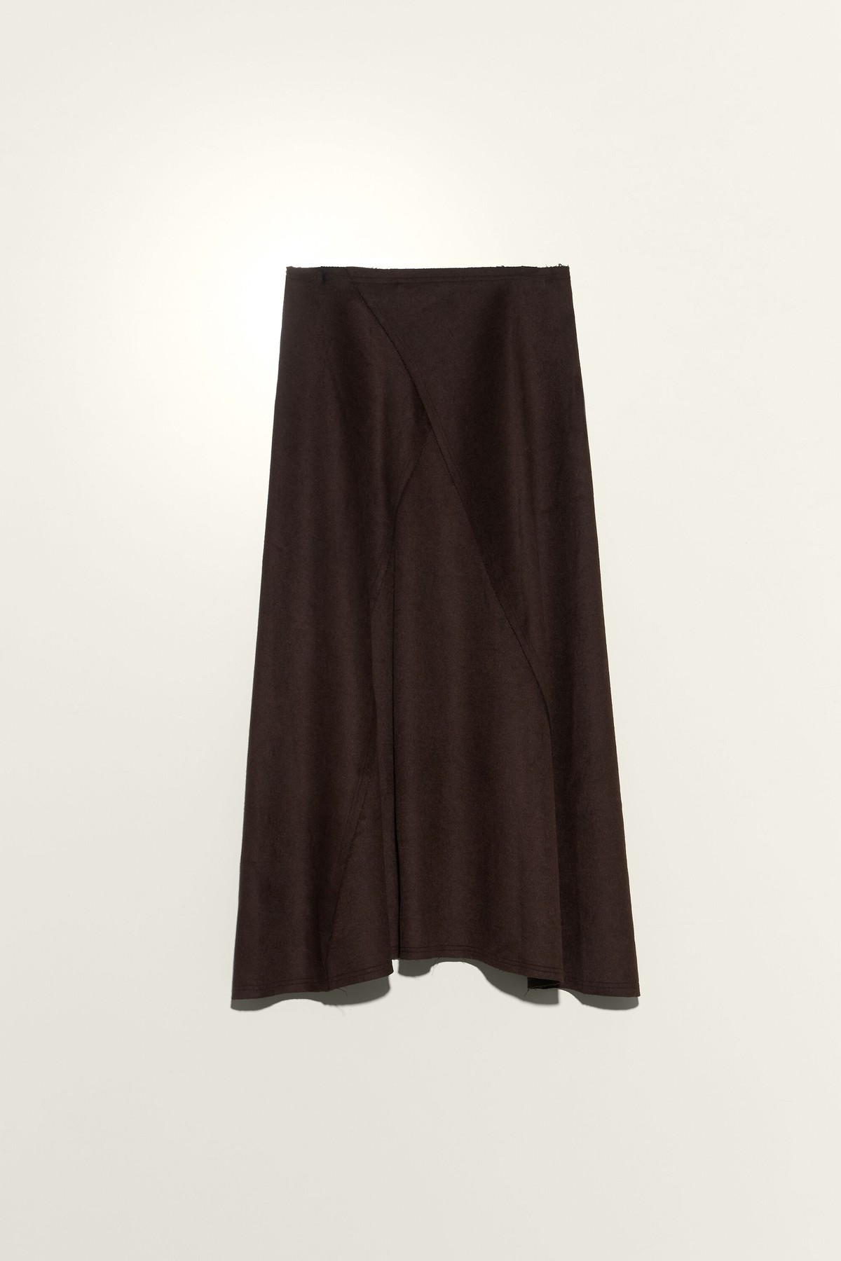 빔바이롤라 울 플레어 롱 스커트 262BR4817.10602 DARK BROWN