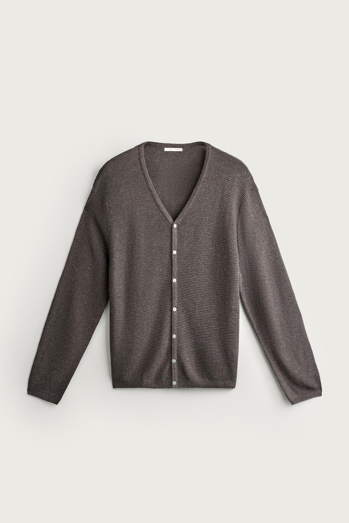자라 릴렉스핏 버튼 니트 가디건 5755/312/102 GREY / TAN