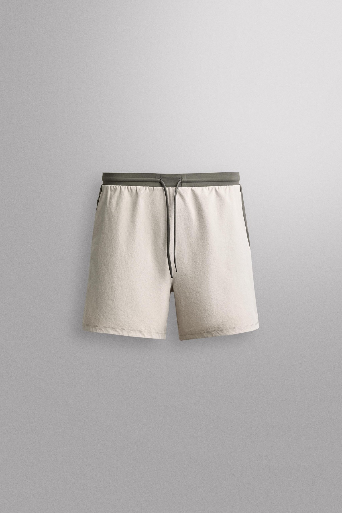 자라 테크니컬 드로스트링 반바지 4387/388/802 GREY