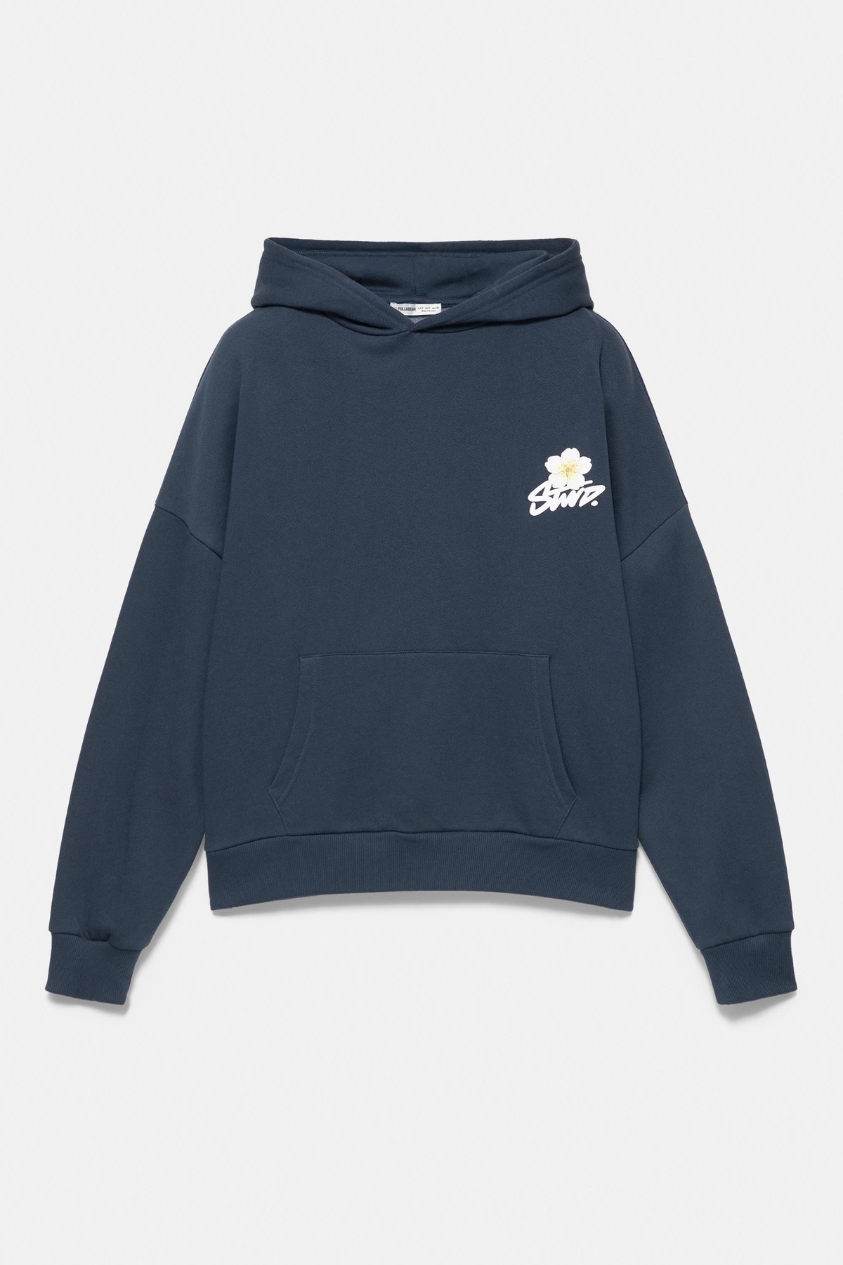 풀앤베어 데이지 그래픽 포켓 후디 7558/353 NAVY