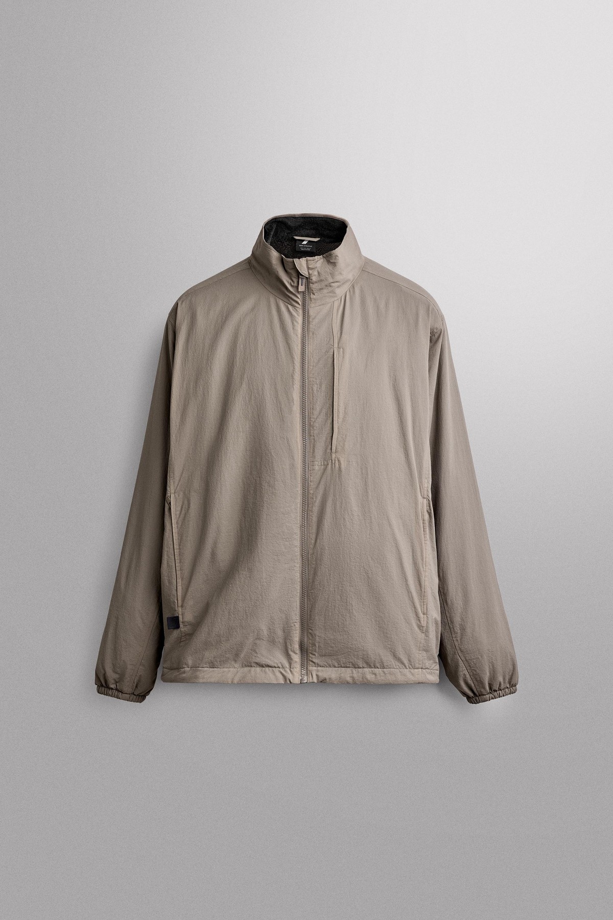 자라 플리스 안감 테크니컬 집업 자켓 3121/300/756 MID-CAMEL