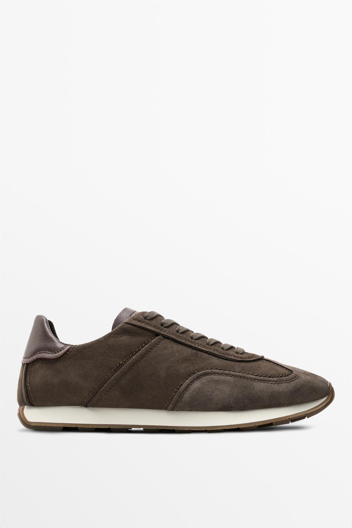 마시모두띠 밀드 나파 레더 스니커즈 2112/750 BROWN