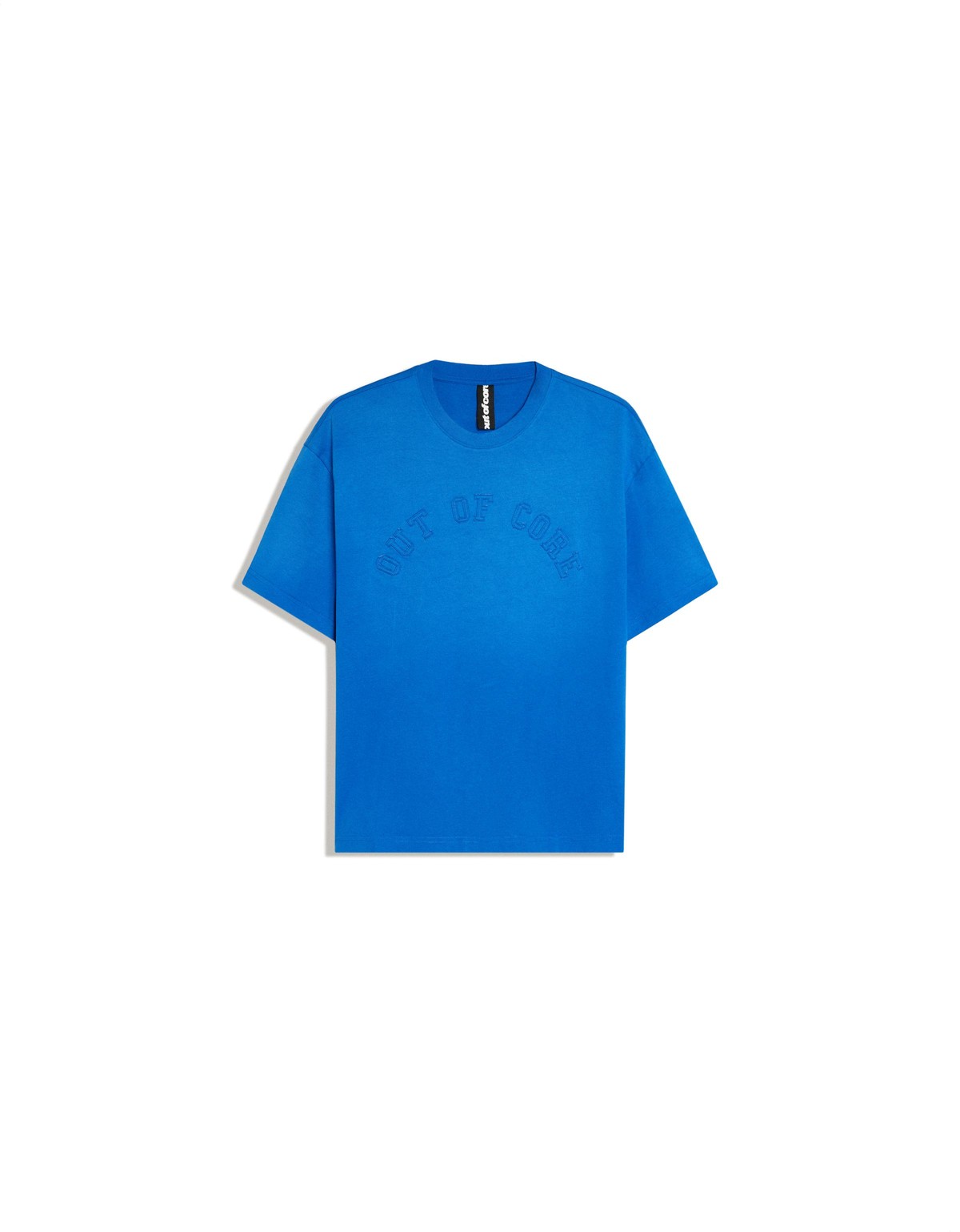 버쉬카 패치 로고 크루넥 반팔 티셔츠 3814/443 BLUE