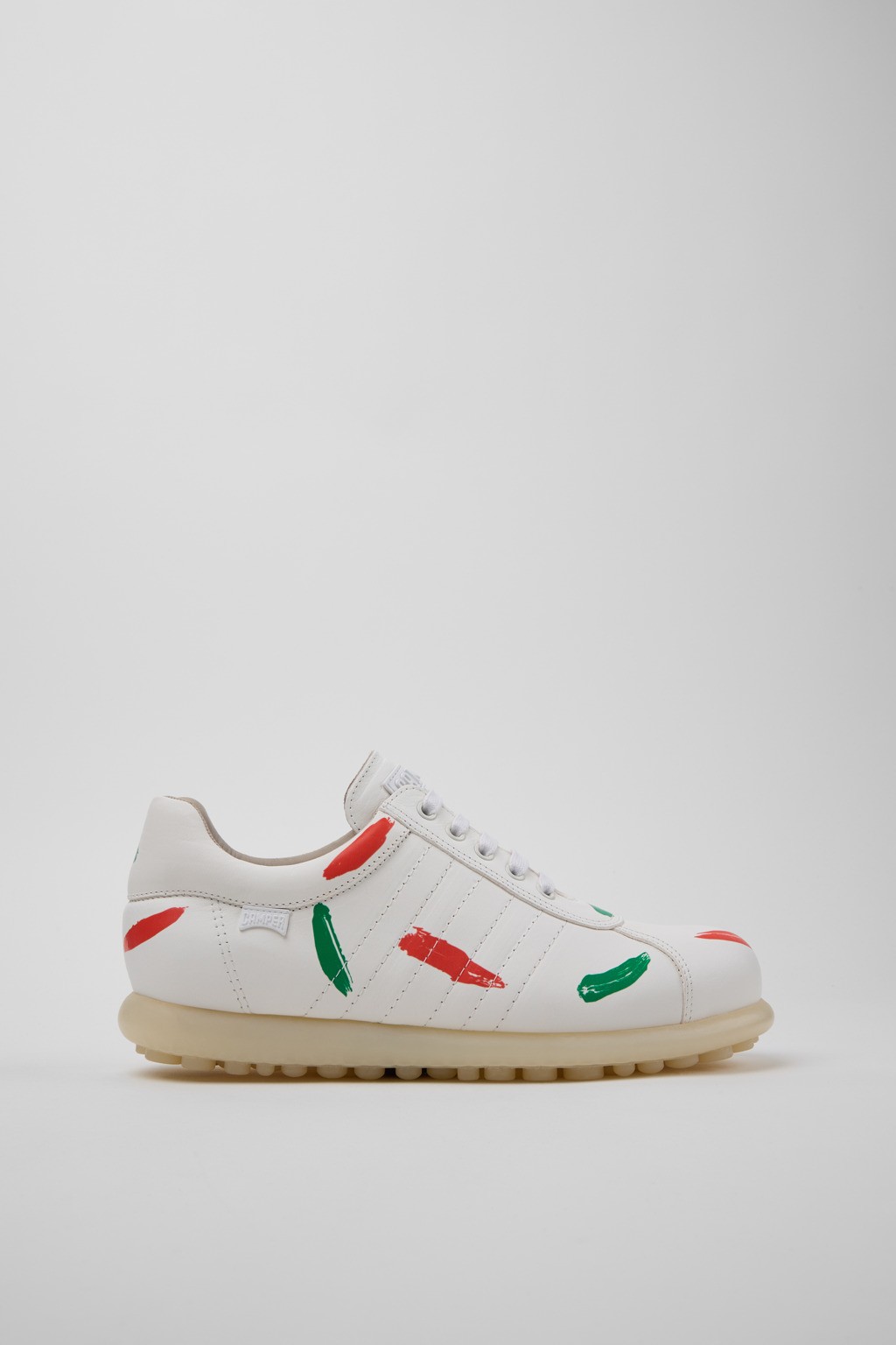 캠퍼 Pelotas 프린트 남성 스니커즈 16002-366 WHITE