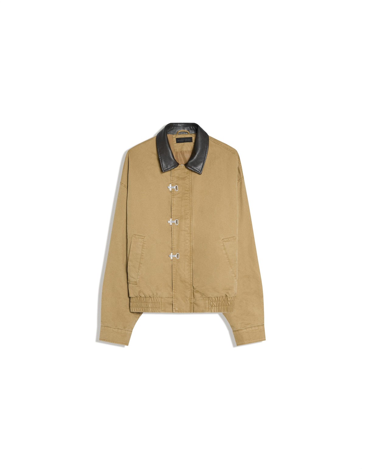 버쉬카 배색 칼라 클라스프 재킷 3380/273 CAMEL