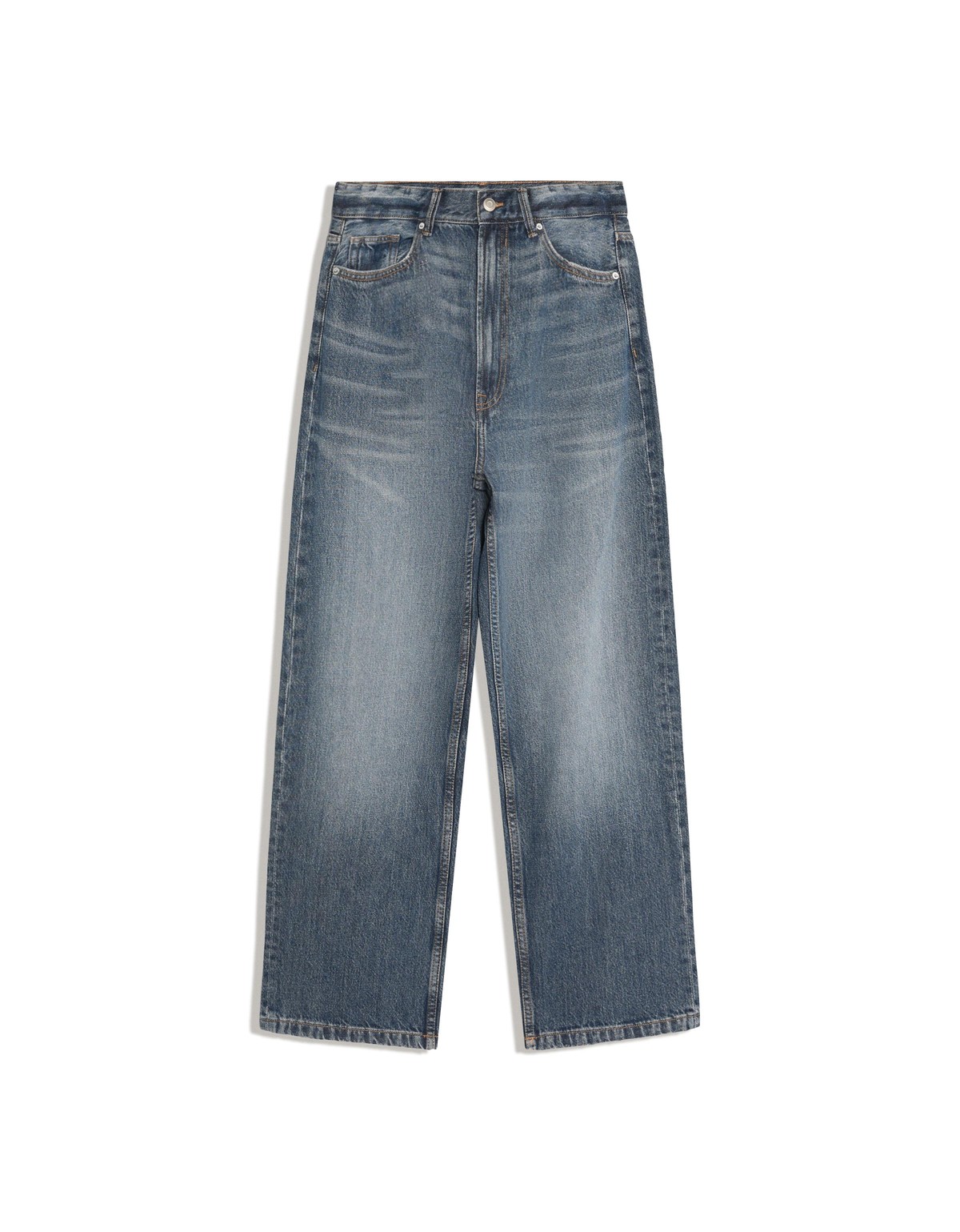 버쉬카 배기핏 워시드 데님 청바지 2882/352 DARK BLUE