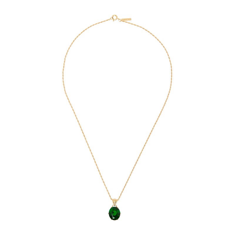 어니스트 더블유 베이커 오벌 스톤 네크리스 FW26JW23N Green Stone