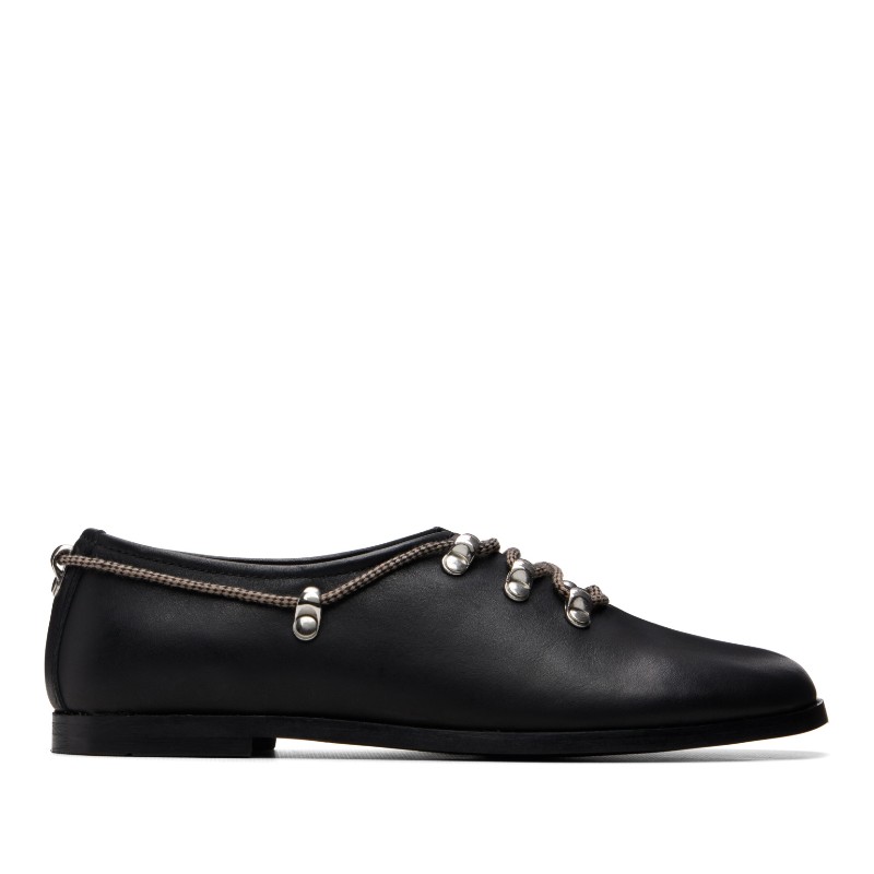 엠에프펜 블랙 알파인 플랫 로퍼 FW326-001 Black