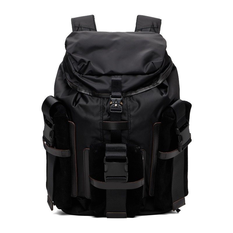 마스터피스 블랙 L No.43130 v2 로그 플랩 백팩 43130-v2 Black