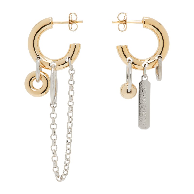저스틴 클렌퀏 어빈 이어링 Irvin Earrings Gold &amp; Palladium