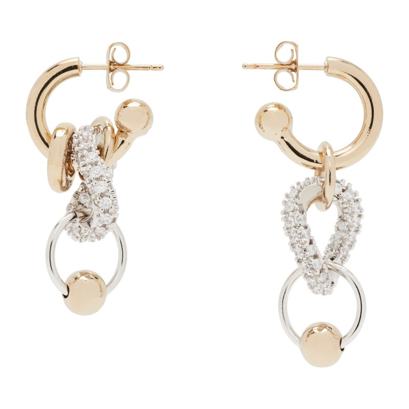 저스틴 클렌퀏 렉시 이어링 LEXIE EARRINGS GOLD &amp; PALLADIUM Gold &amp; Palladium