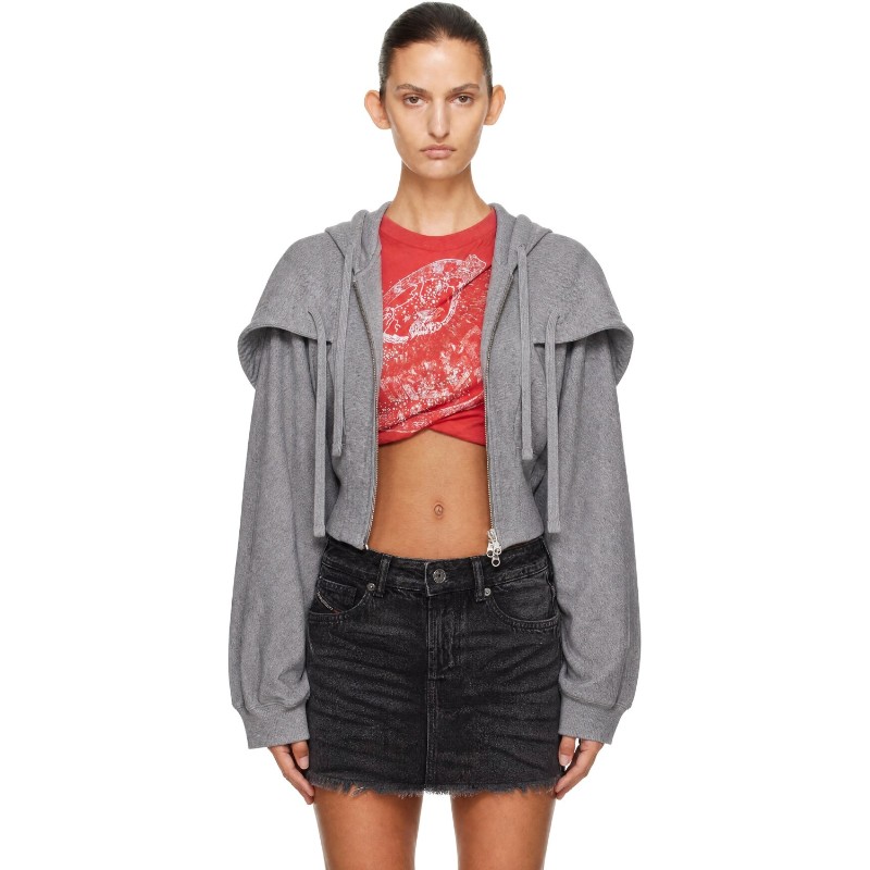 노울스 그레이 헤이즈 후디 AW26-HAHO0GRY Grey Marl