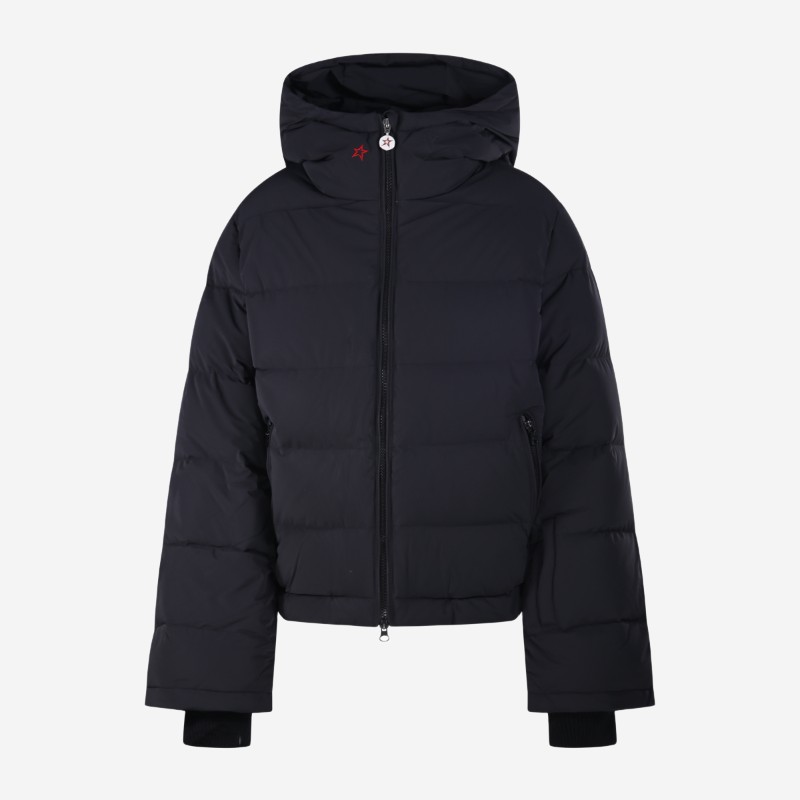 퍼펙트 모먼트 폴라 플레어 후드 패딩 재킷 W3001221 BLACK